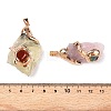 Raw Rough Natural Mixed Stone Pendants G-T138-175F-3