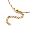 Brass Micro Pave Clear Cubic Zirconia Pendant Necklaces NJEW-JN02981-01-4