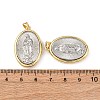 Brass Religion Pendants KK-K408-04G-01-3