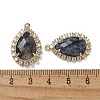 Natural Sodalite Faceted Teardrop Pendants G-I375-01G-22-3
