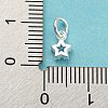 925 Sterling Silver Birthstone Charms STER-G035-01C-03-3