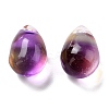 Electroplate Glass Charms LS-GLAA-P049-C07-2