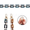 2Pcs 2 Colors Acrylic Cable Chains Bag Handles FIND-SZ0001-40-4