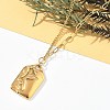 304 Stainless Steel Pendant Necklaces for Women NJEW-D312-02A-G-2