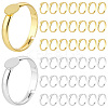 44Pcs 2 Colors Adjustable Brass Pad Ring Bases KK-ME0003-92-1