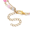 Natural Agate Round Beads Multi-strand Bracelets BJEW-JB12468-01-4