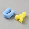 Opaque Acrylic Beads SACR-WH0014-05B-2
