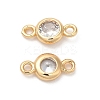 Brass Connector Charms KK-B074-40G-1