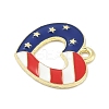 Independence Day Alloy Enamel Pandants FIND-M083-05E-G-2