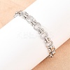 304 Stainless Steel Link Chain Bracelets for Women BJEW-H207-01D-P-3