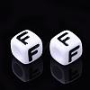 Letter Acrylic Beads PL37C9129-F-2
