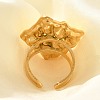 304 Stainless Steel Open Cuff Rings for Women LS-STAS-Z108-05G-02-2