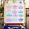 PET Plastic Hollow Out Drawing Painting Stencils Templates DIY-WH0244-290-5