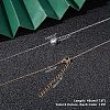304 Stainless Steel Pendant Necklaces NJEW-UN0001-02-3