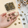 80Pcs 8 Styles Alloy Connector Charms FIND-AR0005-82A-3