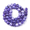 Natural Fire Crackle Agate Beads Strands X-G-S346-8mm-20-2