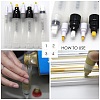 Plastic Refillable oil paint Pen Brush DIY-H137-01A-4