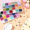 2 Sets 2 Styles DIY Round ABS Plastic Imitation Pearl and Glass Pearl Beads Bracelets Making Kits DIY-YW0012-65-5