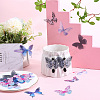 70pcs 7 colors Fibre Tulle Ornament Accessories FIND-SC0005-77-4