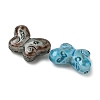 Picasso Baking Paint Glass Seed Beads GLAA-Q120-05A-2