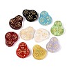 Skull Glass Beads GLAA-T025-60M-1