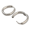 Tarnish Resistant Stainless Steel Hoop Earrings X-EJEW-P232-02P-2
