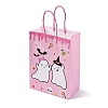 Halloween Theme Ghost Printed Paper Gift Tote Bags ABAG-Q055-02B-1