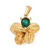 304 Stainless Steel Rhinestone Pendants LS-STAS-K291-06G-03-1
