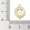 Rack Plating Brass Micro Pave Clear Cubic Zirconia Religion Virgin Mary Connector Charms KK-L224-094G-01-3