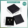 12Pcs Square Cardboard Necklace Box CBOX-NB0001-30-2