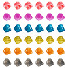 180Pcs 6 Colors Transparent Acrylic Beads OACR-TA0002-66-1