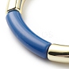 Acrylic Curved Tube Beaded Stretch Bracelet for Women BJEW-JB08438-04-4