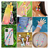 100Pcs 5 Styles Opaque Acrylic Beads MACR-TADJ0001-12F-7