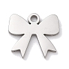 Anti-Tarnish 304 Stainless Steel Charms STAS-R003-01P-04-1