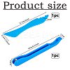2Pcs ABS Plastic & Carbon Steel Foil Hand Foiler Tools AJEW-DC0003-36-2