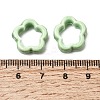Flower Hollow Glazed Porcelain Bead Frame PORC-A034-09K-3