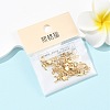 SHEGRACE Brass Rose Charms XGR0164G-105G-6