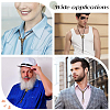 2Pcs 2 Styles Adjustable Vintage PU Leather Bolo Tie NJEW-GF0001-11-5