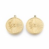 Ion Plating(IP) 304 Stainless Steel Pendant Rhinestone Settings STAS-N097-252LG-3
