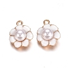 Light Gold Plated Alloy Enamel Pendants LS-PALLOY-TAC0009-67-1