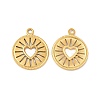 Ion Plating(IP) 304 Stainless Steel Pendants STAS-L268-013G-1