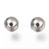 Non-Tarnish 316L Surgical Stainless Steel Beads STAS-H139-02E-P-1