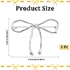 Bowknot Alloy Brooches for Women JEWB-WH20003-09P-2