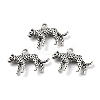 Tibetan Style Alloy Animals Pendants PALLOY-V007-01AS-03-1