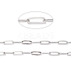 Tarnish Resistant 304 Stainless Steel Paperclip Chains CHS-O010-03P-4