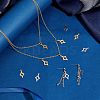 201 Stainless Steel Laser Cut Pendants STAS-UN0013-47-4
