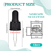 Glass Dropper Set Transfer Graduated Pipettes PH-TOOL-G011-13A-2