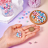 Glass Pearl & Glass Rhinestone Spacer Beads Making Findings Kits DIY-TA0010-41-6