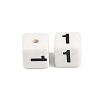 Glazed Porcelain Beads PORC-R003-07-01-2