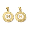 Ion Plating(IP) 304 Stainless Steel Pendants STAS-I204-H-G-1